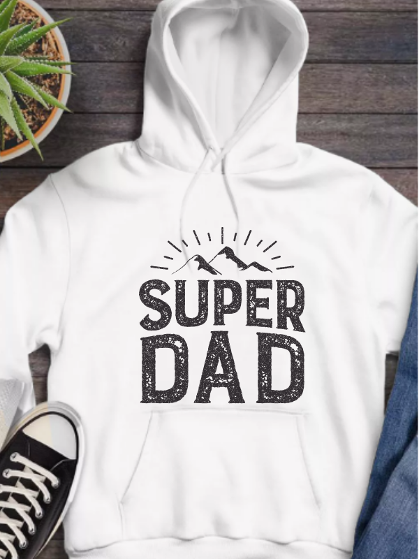 Süper Dad  baskılı erkek sweat…