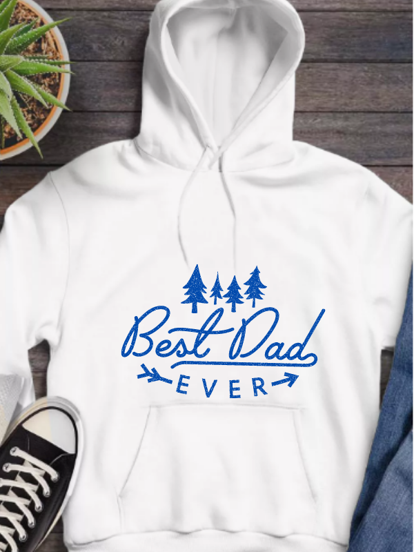 Best Dad  baskılı erkek sweat…