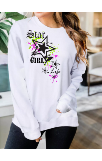 Star girl baskılı kadın sweat…