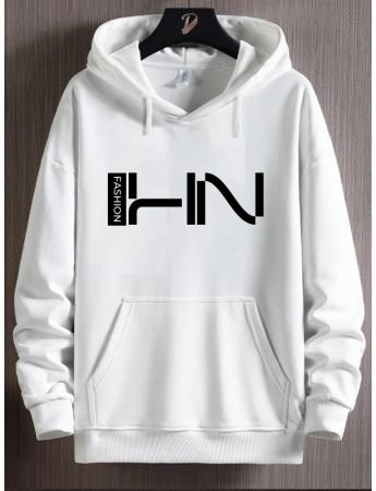 HN FASHION baskılı erkek sweat