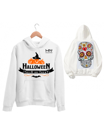 Hallaween baskılı kadın sweat - HN COLLECTION