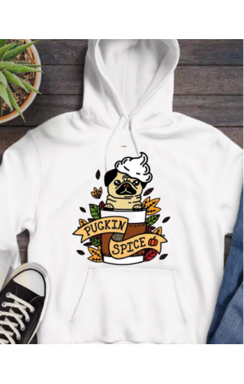 Pugkin spice baskılı kadın sweat  HN COLLECTION…