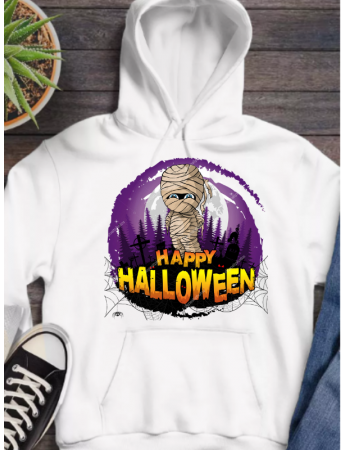 Halloween baskılı kadın sweat 071