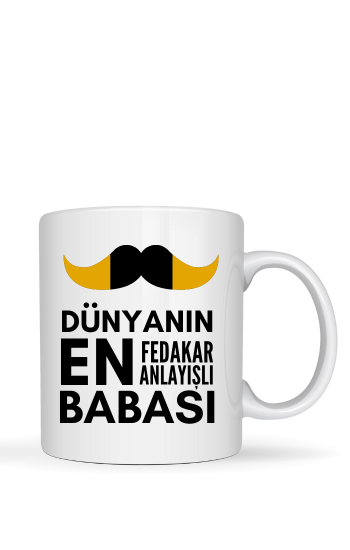 Dünyanın En fedakar Babası baskılı  kupa…