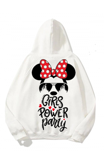 Girls Power Party baskılı unisex sweathirt…