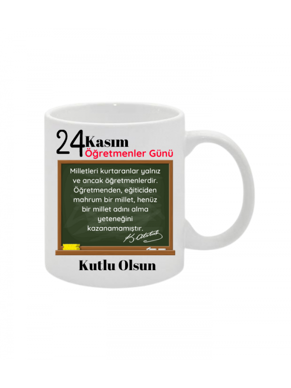 Öğretmenler Günü Özel Kupa Beyaz 01…