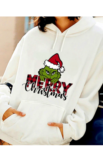 Merry baskılı kadın sweat…