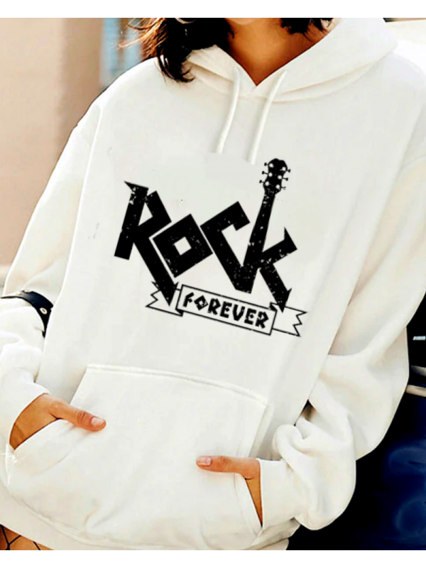 Rock Forever Baskılı Kadın Sweat…