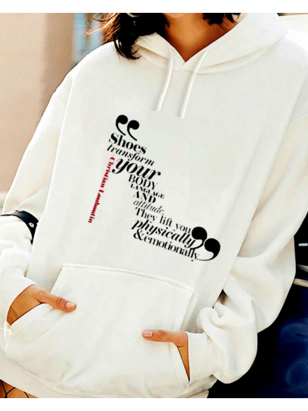 Ayakkabı Aşkı Baskılı Kadın Sweatshirt…