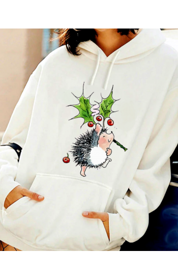 Mutlu Noeller Baskılı Kadın Sweatshirt 01…