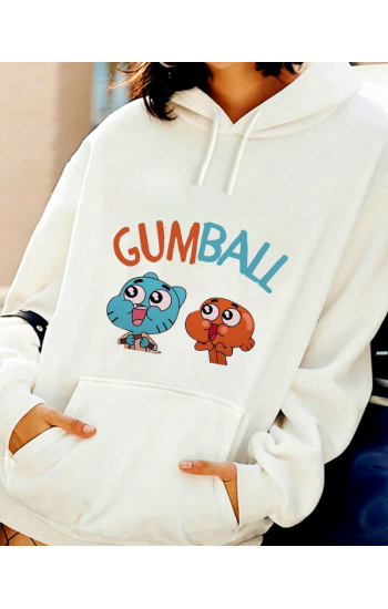 Gumball Baskılı Kadın Sweatshirt…