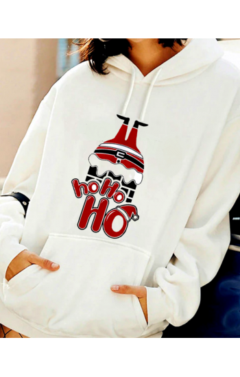 Noel ve Hohoho Baskılı Kadın Sweatshirt…