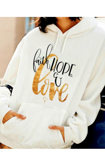 Hope Baskılı Kadın Sweatshirt…