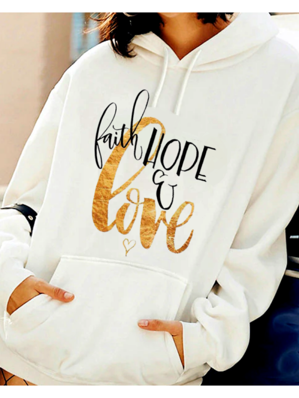 Hope Baskılı Kadın Sweatshirt…