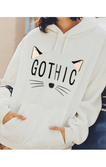 GOTHİC Baskılı Kadın Sweatshirt…