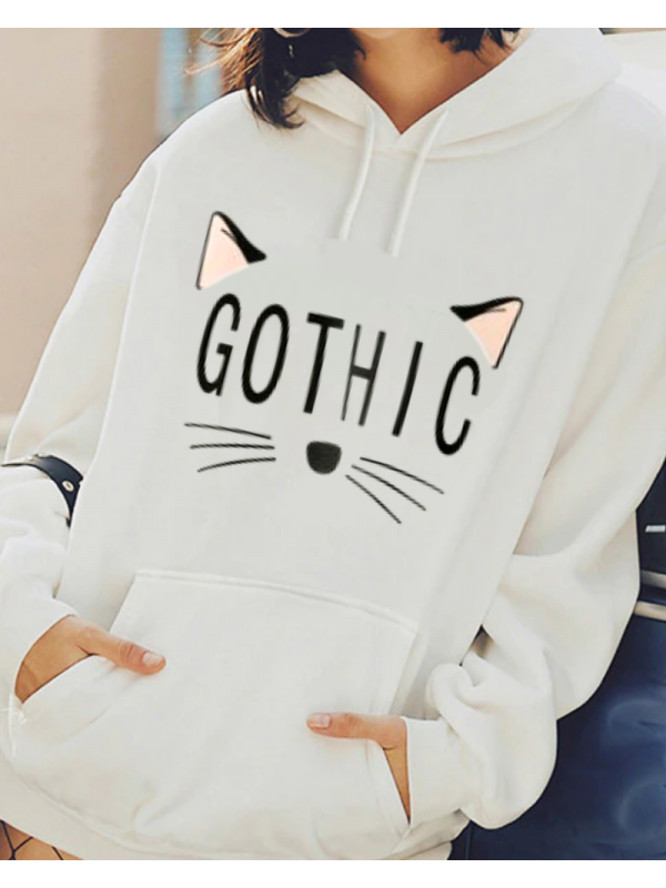 GOTHİC Baskılı Kadın Sweatshirt…