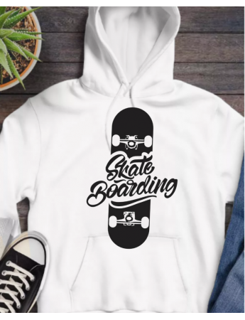 Kaykay Baskılı Kadın Sweatshirt