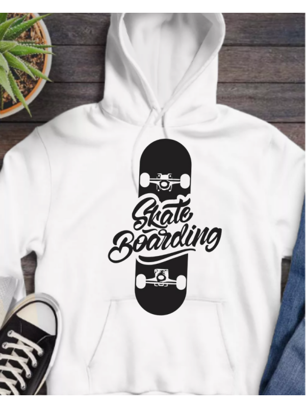 Kaykay Baskılı Kadın Sweatshirt…