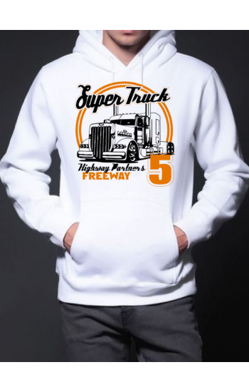 Super Tnuck Baskılı Erkek hoodie…