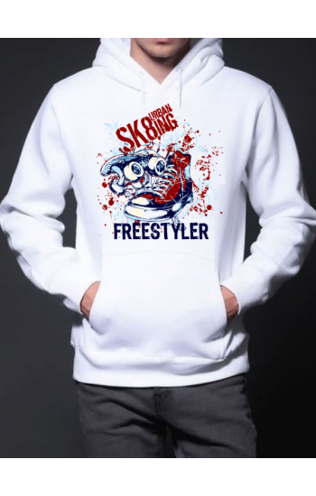 Freestyler Baskılı Erkek hoodie…