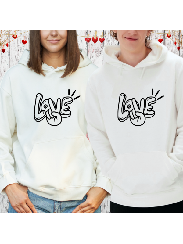 Sevgili Kombini Love Baskılı Kişiye Özel Sweatshirt…