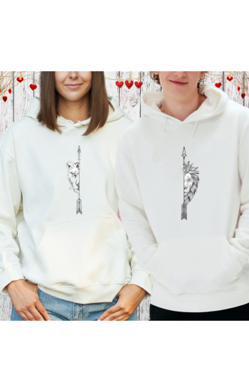 Sevgili Kombini Aslan Kaplan Baskılı Kişiye Özel Sweatshirt 21…