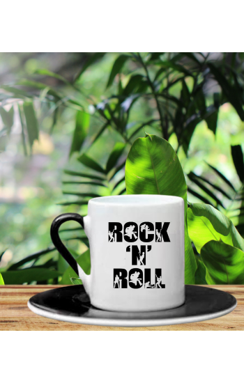 Rock N Roll  Baskılı Kahve Fincanı…