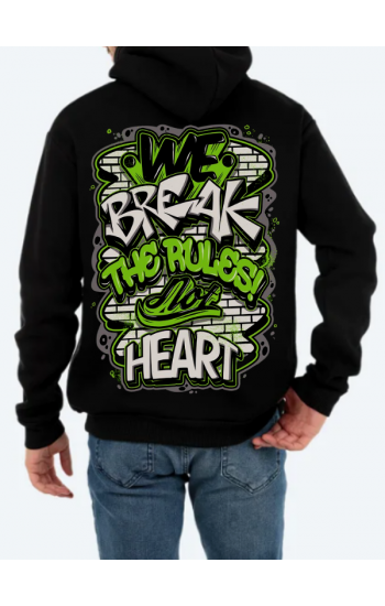 Break Baskılı Erkek Sweatshirt Siyah…