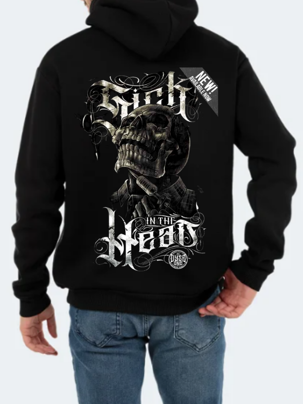 Ghotic Baskılı Erkek Sweatshirt Siyah…