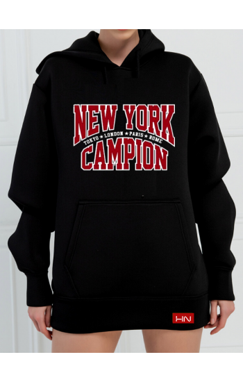 Newyork Baskılı Kadın Sweatshirt Siyah…