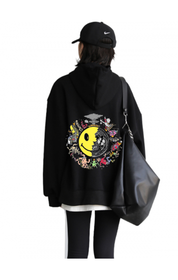 Emoji Baskılı Kadın Sweatshirt 20…