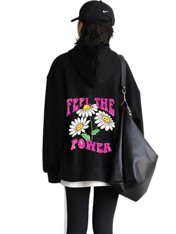 Feel The Power Baskılı Kadın Sweatshirt…