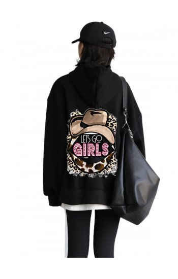 Lets Go Girl Baskılı Kadın Sweatshirt Siyah…