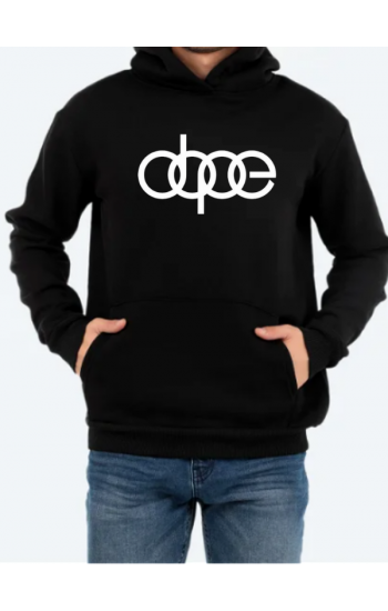 Dope Baskılı Erkek Sweatshirt Siyah…