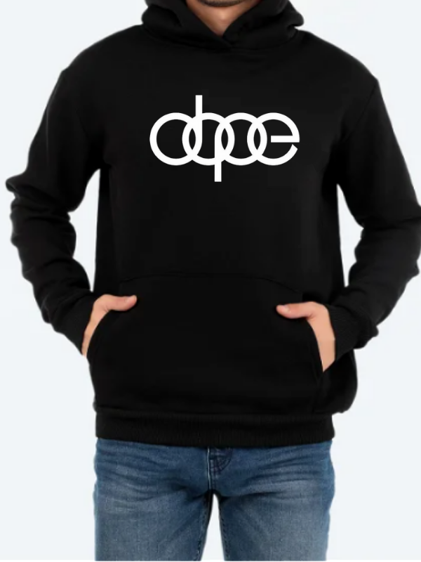 Dope Baskılı Erkek Sweatshirt Siyah…