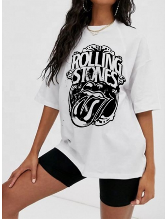 Stones  Baskılı Kadin Tişört