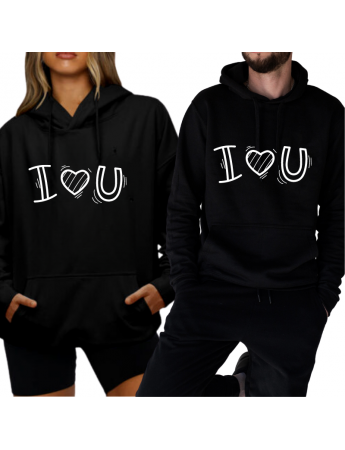 love You Baskılı Kişiye Özel Sweatshirt 01