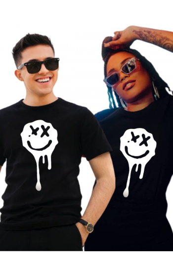 Sevgili Kombini Emoji Baskılı Unisex Tişört…