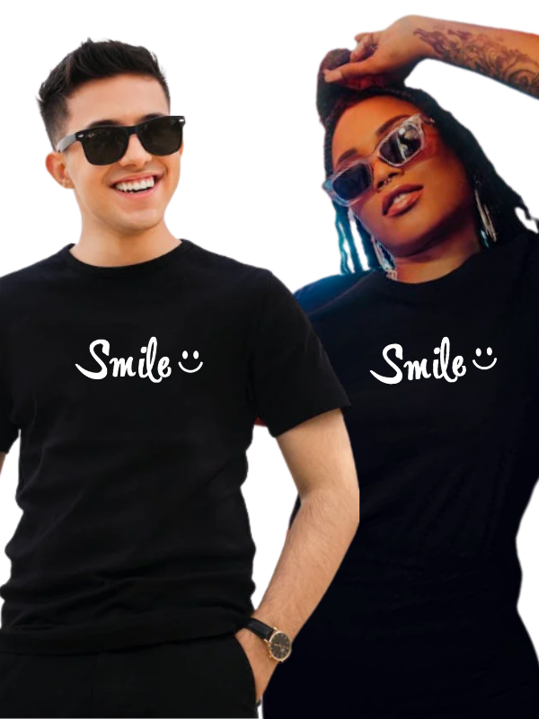 Sevgili Kombini Smile Baskılı Unisex Tişört…