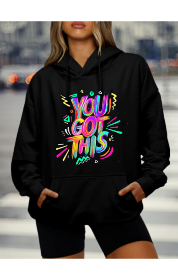 You Got This Baskılı Kadın Sweatshirt…