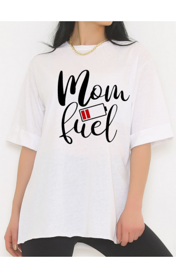 Mom Life Baskılı Kadın Tshirt…