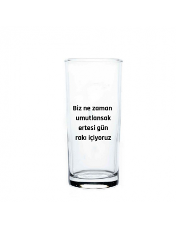 Kişiye Özel Baskılı Rakı Bardağı