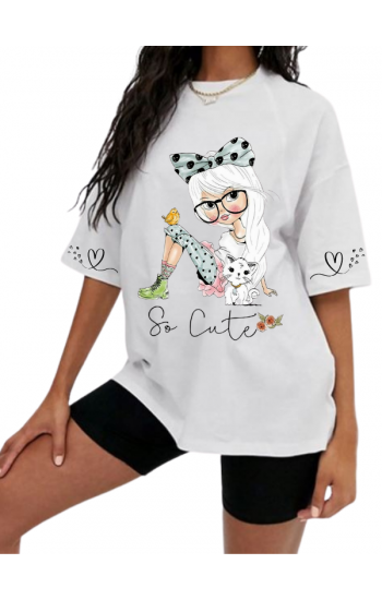 So Cute Baskılı T-Shirt…