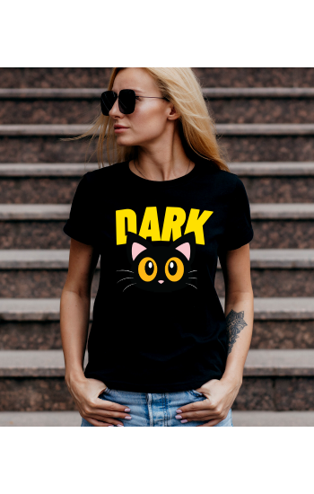 Dark ve Kedi Kadın T-Shirt…