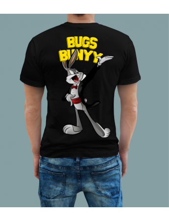 Bugs Bunny Erkek Tshirt - Siyah