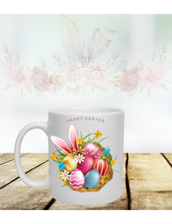 Kişiye Özel Paskalya Easter Baskılı Kupa Mug 0107