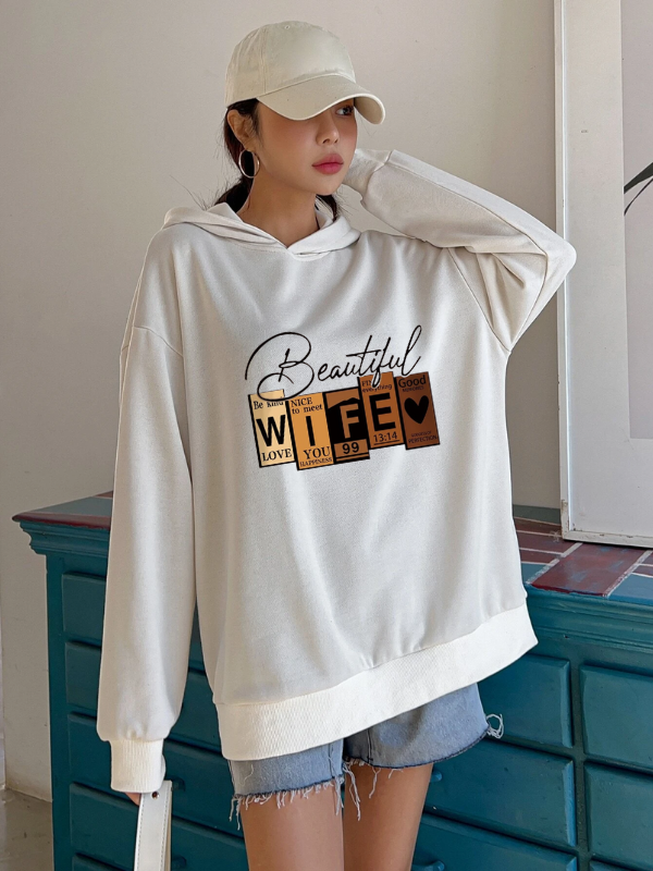 Beatifull Baskılı Kadın Sweat…