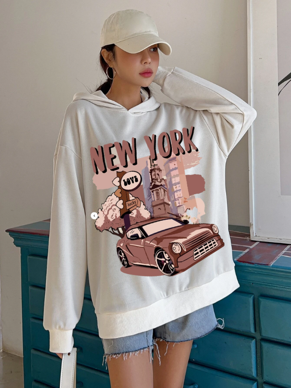 Newyork Baskılı Kadın Sweat…