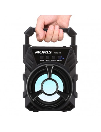 Auris ARS-K3 Kablosuz Bluetooth Hoparlör Siyah