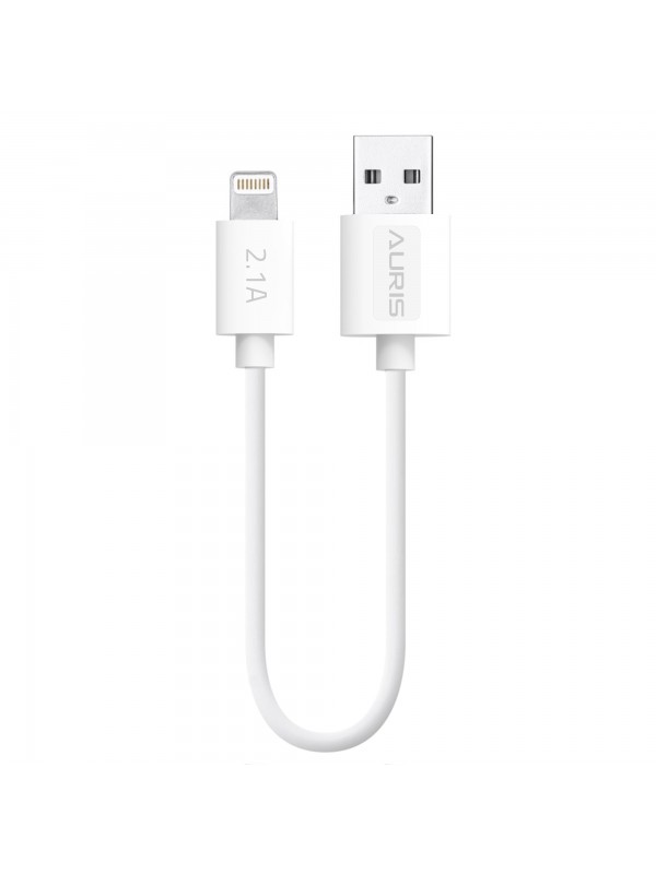 Auris Lightning USB Şarj ve Data Kablosu 2.1A 25cm…